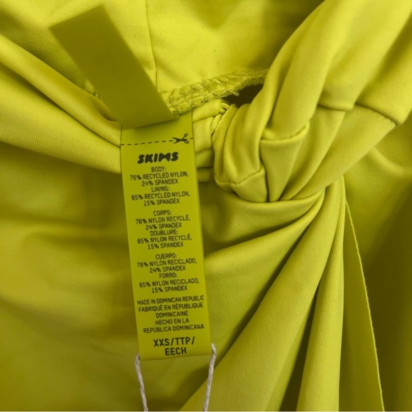 SKIMS Sarong in Citrus NWT Size XXS - Picture 6 of 8